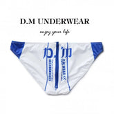 D.M Men in Briefs Zipper Elastic